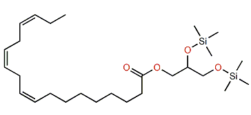 (Z,Z,Z)-9,12,15-Octadecatrienoic acid 2,3-bis[(trimethylsilyl)oxy]propyl ester